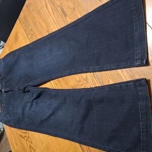 CURVE APPEAL Jeans Womens 8 BLUE DARK Wash BOOT BOOTCUT CUT Preowned Used